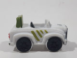 2017 Spin Master Paw Patrol White Hard Rubber Toy Vehicle with Stationary Wheels