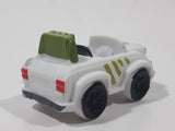 2017 Spin Master Paw Patrol White Hard Rubber Toy Vehicle with Stationary Wheels