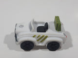 2017 Spin Master Paw Patrol White Hard Rubber Toy Vehicle with Stationary Wheels