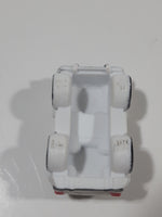 2017 Spin Master Paw Patrol White Hard Rubber Toy Vehicle with Stationary Wheels