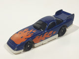 1996 McDonald's Hot Wheels Flames Series Funny Car 1/5 Blue Die Cast Toy Race Car Vehicle
