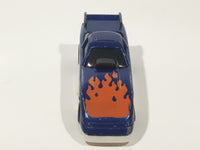 1996 McDonald's Hot Wheels Flames Series Funny Car 1/5 Blue Die Cast Toy Race Car Vehicle