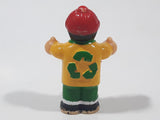 WOW Fred Flip 'N' Tip Recycling Garbage Refuse Trash 2 1/4" Tall Plastic Toy Figure