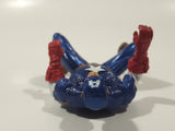 2010 Hasbro Marvel Captain America in Riding Pose 3 3/4" Tall Plastic Toy Figure