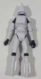 2008 Hasbro LFL Star Wars Clone Wars Clone Trooper Standard White 4" Tall Toy Action Figure