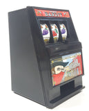 RecZone One Armed Bandit "Jackpots on Gold & Guns Combos" 6" Tall Plastic Mechanical Slot Machine Coin Bank