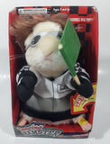 2004 Gemmy Dancing Hamster Singing Moving Robotic NASCAR Driver Darrell Waltrip 6" Tall New in Box