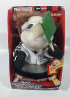 2004 Gemmy Dancing Hamster Singing Moving Robotic NASCAR Driver Darrell Waltrip 6" Tall New in Box