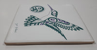 Joe Wilson Hummingbird Aboriginal Artwork 6" x 6" Ceramic Tile Trivet