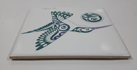 Joe Wilson Hummingbird Aboriginal Artwork 6" x 6" Ceramic Tile Trivet