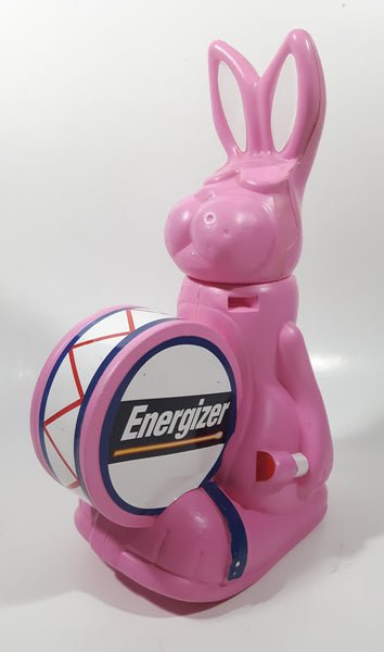 Eveready Energizer Bunny 9" Tall Pink Plastic Coin Bank