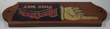 Vintage North Columbia Trading Company Wooden Giftware Restroom This Way Finger Pointing 7" x 20" Wood Wall Plaque Sign