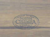 Vintage North Columbia Trading Company Wooden Giftware Restroom This Way Finger Pointing 7" x 20" Wood Wall Plaque Sign