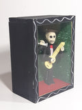 Mexican Folk Art Day of The Dead Skeleton Mariachi Band 4" Tall Black Painted Diorama