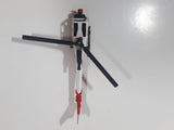 Vintage Majorette Gazelle Rescue Helicopter White Die Cast Toy Aircraft Vehicle Missing Parts