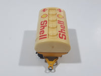Majorette Shell Fuel Tanker Transport Trailer Yellow Die Cast Toy Car Vehicle Busted Wheels