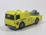 2010 Matchbox Blaze Busters Fire Engine 2006 Ladder Truck Fire Department Fluorescent Yellow Die Cast Toy Car Vehicle