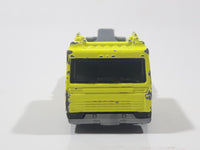 2010 Matchbox Blaze Busters Fire Engine 2006 Ladder Truck Fire Department Fluorescent Yellow Die Cast Toy Car Vehicle