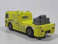 2010 Matchbox Blaze Busters Fire Engine 2006 Ladder Truck Fire Department Fluorescent Yellow Die Cast Toy Car Vehicle