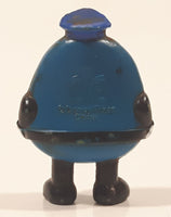 Disney Pixar Inside Out Dave Police Officer Blue Miniature 1 3/8" Tall Toy Figure