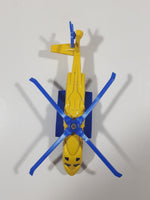 2011 Matchbox Sky Busters Sikorsky S-92 Helicopter Air Ambulance Rescue Medic Yellow and Blue Die Cast Toy Aircraft Vehicle