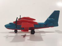 2009 Matchbox Blaze Buster Water Bomber Airplane Blue and Red Die Cast Toy Aircraft