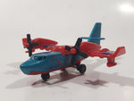 2009 Matchbox Blaze Buster Water Bomber Airplane Blue and Red Die Cast Toy Aircraft