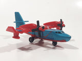 2009 Matchbox Blaze Buster Water Bomber Airplane Blue and Red Die Cast Toy Aircraft