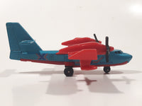 2009 Matchbox Blaze Buster Water Bomber Airplane Blue and Red Die Cast Toy Aircraft