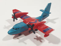 2009 Matchbox Blaze Buster Water Bomber Airplane Blue and Red Die Cast Toy Aircraft