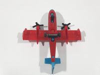 2009 Matchbox Blaze Buster Water Bomber Airplane Blue and Red Die Cast Toy Aircraft