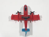 2009 Matchbox Blaze Buster Water Bomber Airplane Blue and Red Die Cast Toy Aircraft