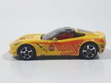 2016 Matchbox MBX Heroic Rescue '15 Corvette Stingray Yellow Die Cast Toy Car Vehicle