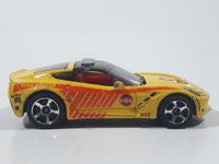 2016 Matchbox MBX Heroic Rescue '15 Corvette Stingray Yellow Die Cast Toy Car Vehicle