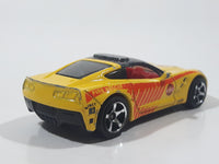 2016 Matchbox MBX Heroic Rescue '15 Corvette Stingray Yellow Die Cast Toy Car Vehicle