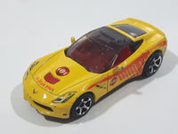 2016 Matchbox MBX Heroic Rescue '15 Corvette Stingray Yellow Die Cast Toy Car Vehicle