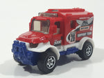 2016 Matchbox MBX Heroic Rescue 4x4 Scrambulance Red Die Cast Toy Car Emergency Services Vehicle