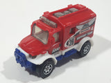 2016 Matchbox MBX Heroic Rescue 4x4 Scrambulance Red Die Cast Toy Car Emergency Services Vehicle