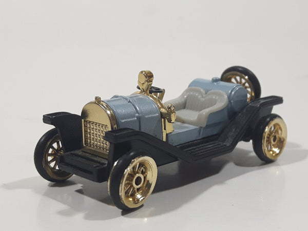 Vintage Reader's Digest High Speed Corgi Mercer Light Blue and Gold No. HF9089 Classic Die Cast Toy Antique Car Vehicle