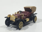 Vintage Reader's Digest High Speed Corgi No. 216 Victoria Dark Red and Gold Die Cast Toy Antique Classic Car Vehicle