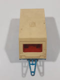 Vintage Majorette No. 325 Caravane Camper Traiper Blue and White 1/70 Scale Die Cast Toy Car Vehicle with Opening Door