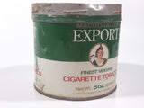 Vintage Macdonald's Export Finest Virginia Cigarette Tobacco 8 oz Metal Tin Can No Lid