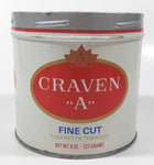 Vintage Rock City Craven "A" Cigarette Tobacco 8 oz Metal Tin Can No Lid