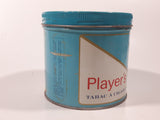 Vintage 1980s Player's Navy Cut Cigarette Tobacco 200g Blue Tin Can