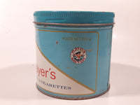 Vintage 1980s Player's Navy Cut Cigarette Tobacco 200g Blue Tin Can