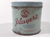 Vintage Player's Navy Cut Cigarette Tobacco Light Blue "For Those Who Prefer To Roll Their Own Cigarettes" Metal Tin Can