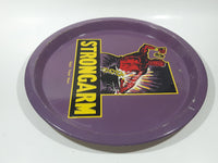 Vintage Strongarm Beer Purple 13" Diameter Metal Pub Beverage Serving Tray