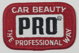 Car Beauty Pro The Professional Way 2" x 3" Fabric Patch