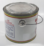 Vintage Rogers Syrup Golden Sugar Vancouver, B.C. Sugar Refinery 10lb Tin Metal Can Pail with Lid