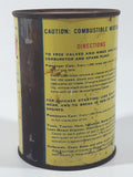 Rare Version Vintage Casite Improved Tune-Up Now with Spark Plug and Carburetor Cleaner 15 Fluid Ounces Yellow Metal Container FULL